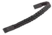 Velociti Gara Plaited Browband Black - Black / Pony