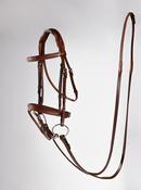 Turfmasters Flash Bridle - Brown / Cob image