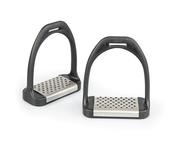 Stirrup Irons with Metal Treads - 4.75" image