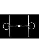 French Link Full Cheek Snaffle Bit - 6in image