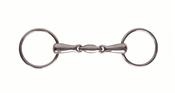 JP Korsteel Loose Ring Oval Snaffle Bit - 5.5in image