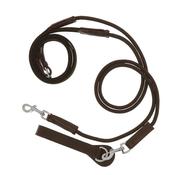 Norton Web Rope Draw Reins - Black - Pony / Black image