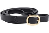 Breeze Up Leather Lead  - Black image