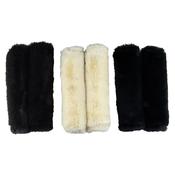 Cameo Synthetic Lambwool Cheek Pieces - Black