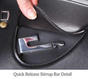 Zilco Half Tree Synthetic Exercise Riding Saddle - Black image