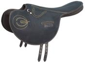 Zilco Full Tree Synthetic Suede Exercise Saddle - Black - 3.5kg image
