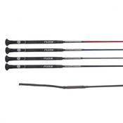 Fleck Carbon Comp Dressage Whip - 110cm / Red