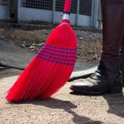 Delux Witches Broom - Red - 30cm / Red