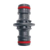 YOYO Double Male Hose Snap Adapter Connector - Black/Red image