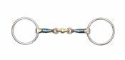 Shires Blue Sweet Iron Loose Ring Lozenge Mouthpiece Bit - 5.5in / Blue image