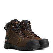 Ariat Women's Treadfast 6-Inch H2O Waterproof Steel Toe Safety Boots - Dark Brown - UK 7 / EU 41 image
