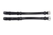 Collegiate Leather Cheek Piece - Full / Black