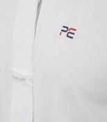 Equiline Antonio Men's Short-Sleeve Pique Stretch Equestrian Show Shirt - White - SMALL image