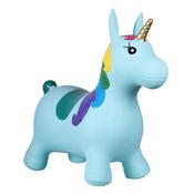 Jumpy Unicorn Toy - Light Blue - Blue