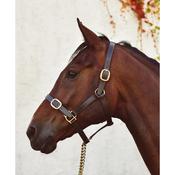Mackey Classic Leather Headcollar - Pony / Black image