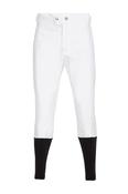 PC Racewear Race Breechesess With Black Lycra - White - XXS image