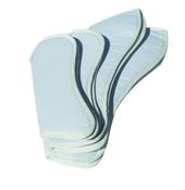 Rhinegold Shaped Leg Pads White - Pony