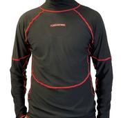Turfmasters Long Sleeve Baselayer - Black/Grey / S