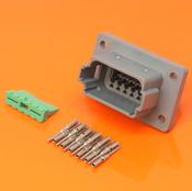 DEUTSCH DT Connector Receptacle with Flange Mount / 12 Way image