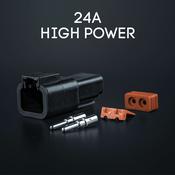 Pack of 5 Strands Pro DEUTSCH DT Connectors / 2 Way (High Power Version 24A) image