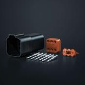 Pack of 5 Strands Pro DEUTSCH DT Connectors / 6 Way