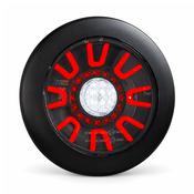Fristom Dark Round Rear Light with Fog, Tail &amp; Reverse / Black Cover image