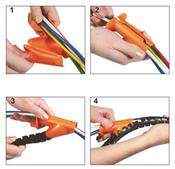 Split Conduit Cable Feeding Tool