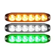 Combo LED Strobe Light / Green, White &amp; Amber