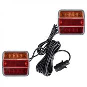 Magnetic Square Trailer Light Kit with 7.5M Cable / 7 Pole