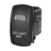 Rectangular ON-OFF Rocker Switch with LEDs / Light Bar image