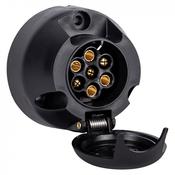 12N 7 Pole Plastic Trailer Socket