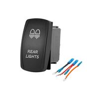 Rectangular ON-OFF Rocker Switch with LEDs / Rear Lights image