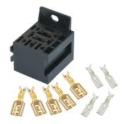 Mini Relay Base with Terminals fits 4, 5 &amp; 9 Pin Relays
