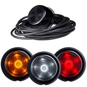 Strands Dark Knight Viking LED Marker Lights / Dark Smoked Lens