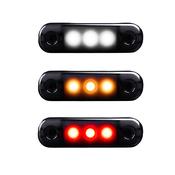 WAS Black Smoked Marker Light / Super Dark Lens / 3 LED image