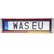 WAS Rear Number Plate Holder with Reverse Lights, Strobe, Number Plate Light &amp; Reflector image