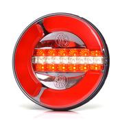 WAS W154 Round Neon Tail Light with Tail, Reverse &amp; Fog Light image