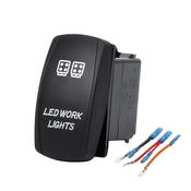 Rectangular ON-OFF Rocker Switch with LEDs / Work Lights image