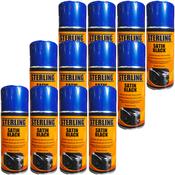 Satin Black Spray Paint / Box of 12