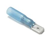 Blue 6.3mm² Heat Shrink Spade Male Crimp Terminals