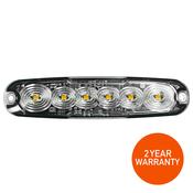 Low Profile 6 LED Warning Lamp