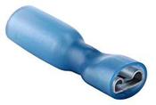 Blue 6.3mm² Adhesive Heat Shrink Spade Terminals Female / Fully Insulated