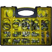 Assorted Box of Hose Clips / 130pc