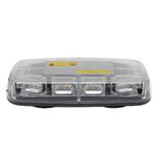 Magnetic LED Mini Beacon Light Bar Amber 12/24v with Clear Lens