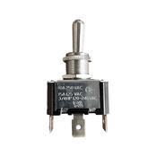 Momentary (ON)-OFF-(ON) Toggle Switch with Blade Terminals image