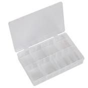 Plastic Box with Hinged Lid &amp; Dividers