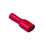 Red Fully Insulated Female Spade Terminals 4.8mm / Pack of 100 image