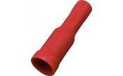 Red Bullet Socket Crimp Terminal 4.0mm / Pack of 100