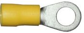 Yellow Ring Terminals 6.4mm / Pack of 100