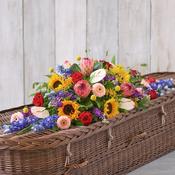 Natural Vibrance Casket Spray